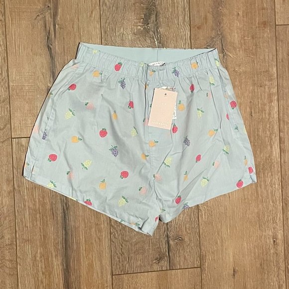 Poplin Sleep Boxer Short | All Over Fruit Print - Picture 1 of 1